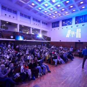 Finał trasy „IGNIS” z dr. inż. Sławoszem Uznańskim-Wiśniewskim na UW. Fot. UW