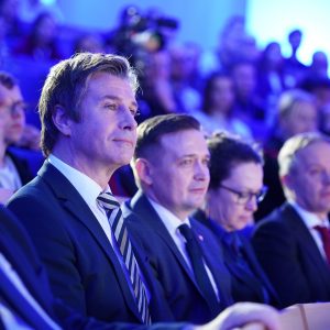 Finał trasy „IGNIS” z dr. inż. Sławoszem Uznańskim-Wiśniewskim na UW. Fot. UW.