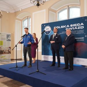 Finał trasy „IGNIS” z dr. inż. Sławoszem Uznańskim-Wiśniewskim na UW. Fot. UW.