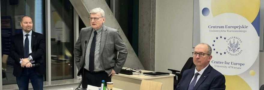 Seminarium Centrum Europejskiego UW oraz Ośrodka Kultury Francuskiej i Studiów Frankofońskich UW. Fot. CE UW