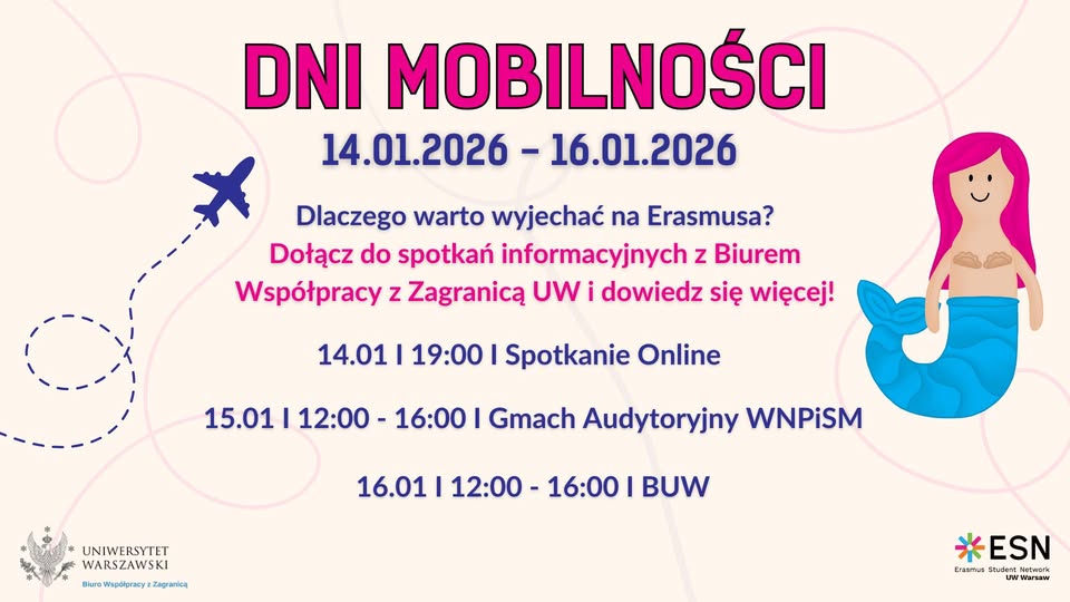 Dni mobilności na UW
