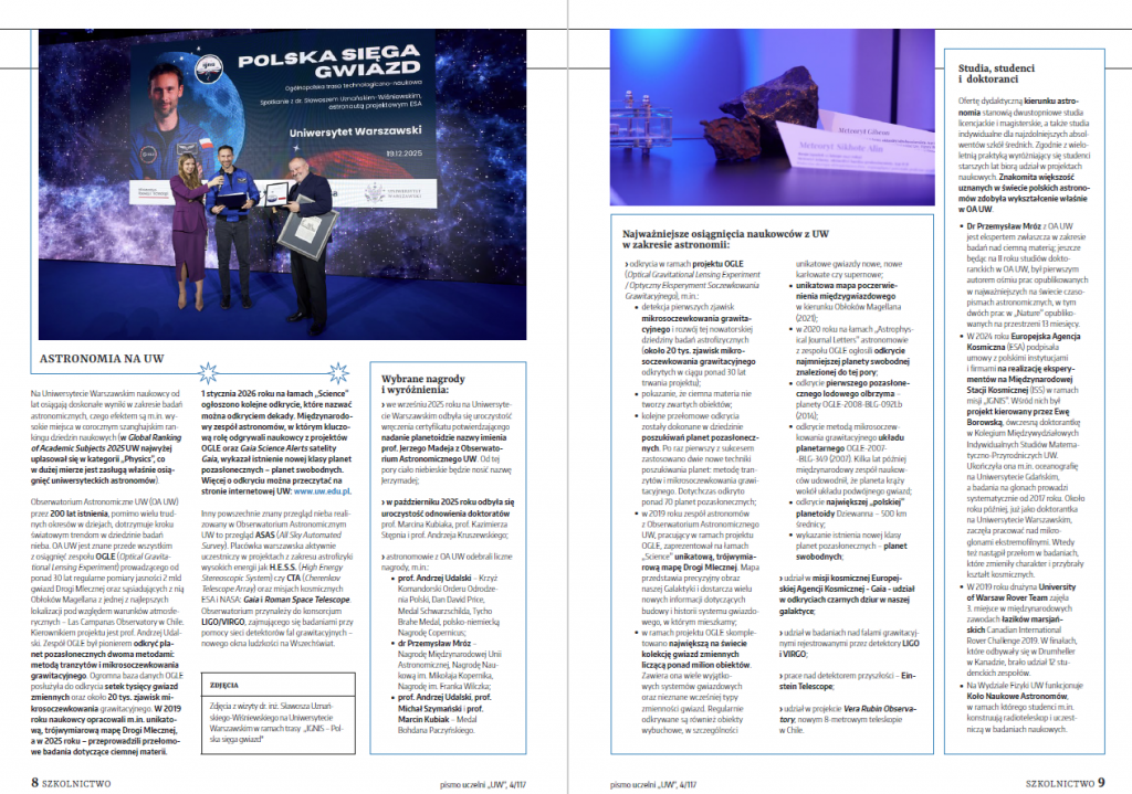 Przejdź do pisma uczelni.