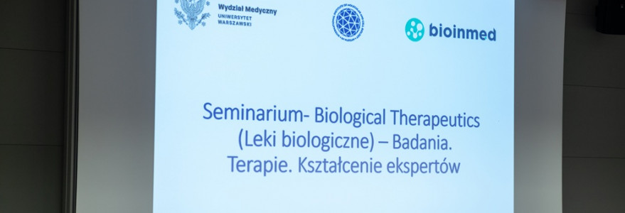 Leki biologiczne – terapia i kształcenie. Fot. M. Kaźmierczak/UW