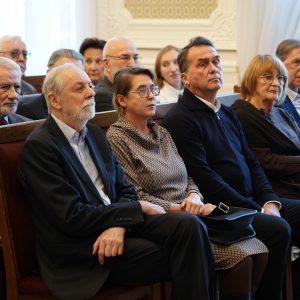 Odnowienie doktoratu prof. Jacka M. Kurczewskiego. Fot. Mirosław Kaźmierczak/UW