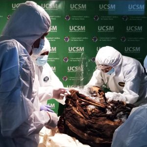 Zdjęcie mumii. Fot. Centrum Badań Andyjskich UW