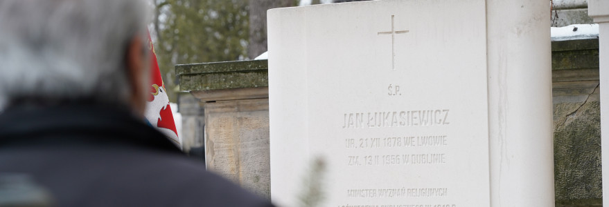 Uroczystość upamiętnienia prof. Jana Łukasiewicza. Fot. Mirosław Kaźmierczak/UW