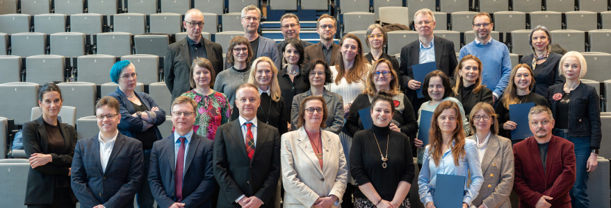 Zakończenie II edycji Akademii Zarządzania Dydaktyką Akademicką. Fot. Mirosław Kaźmierczak/UW