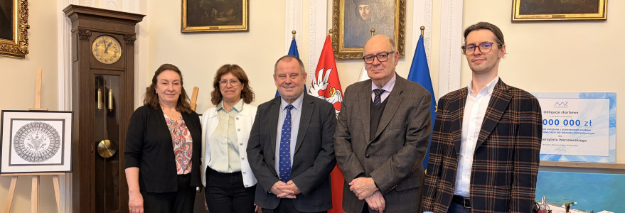 Wizyta delegacji Universidad Gastón Dachary na UW. Źródło: Biuro Prasowe UW