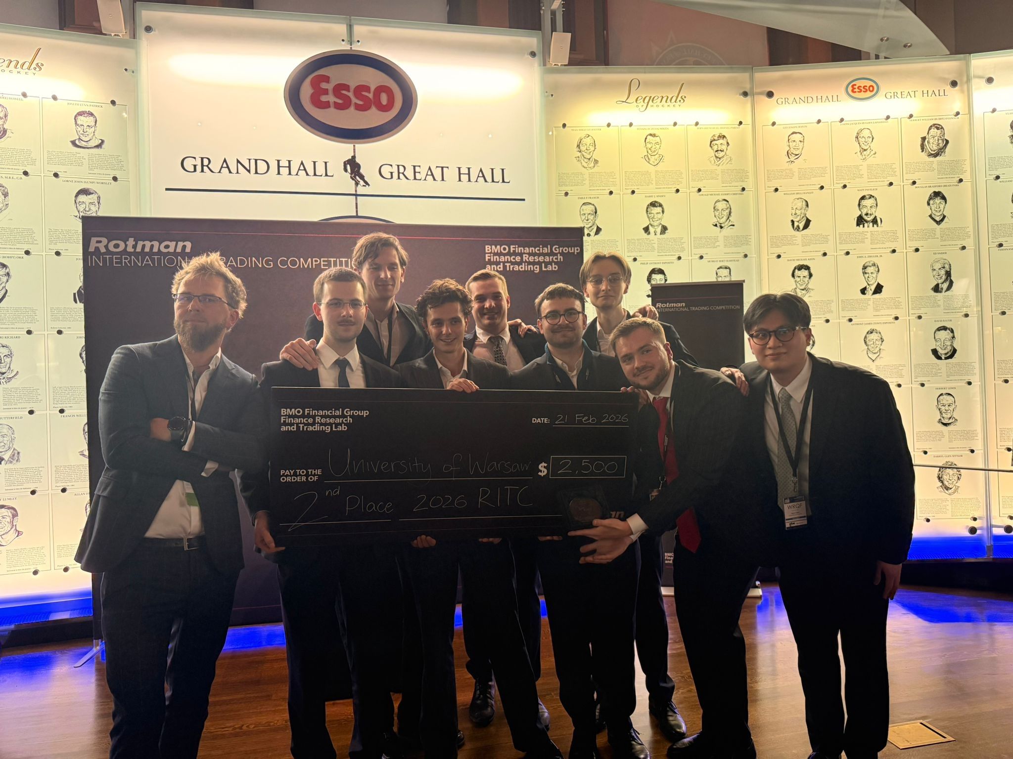 Sukces drużyny z UW w międzynarodowym konkursie tradingowym