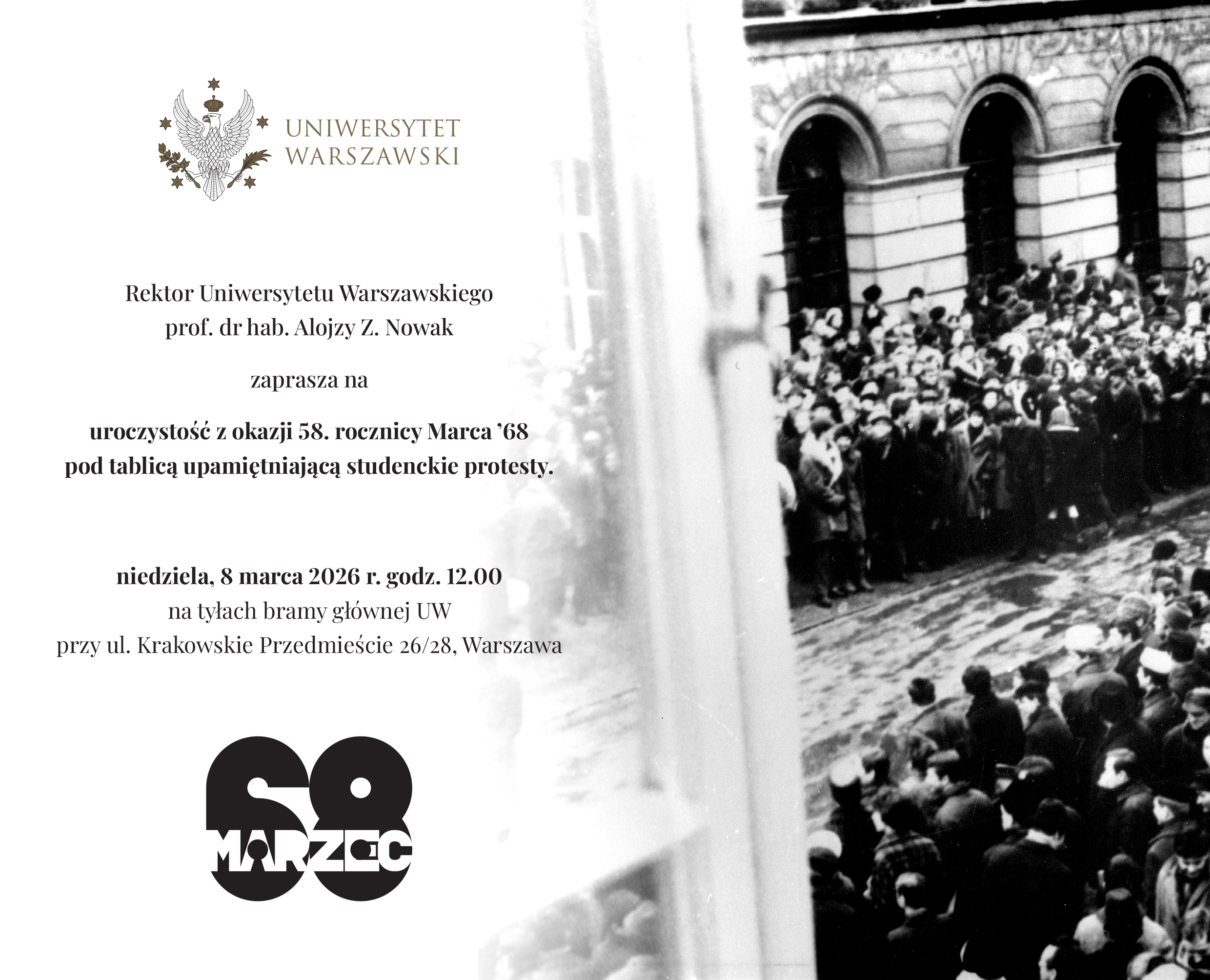 58. rocznica Marca ’68