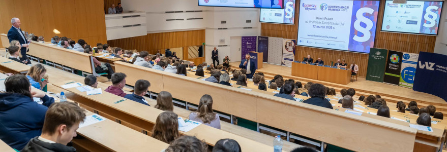 Dzień Prawa na UW. Fot. Paweł Mazurek/MS