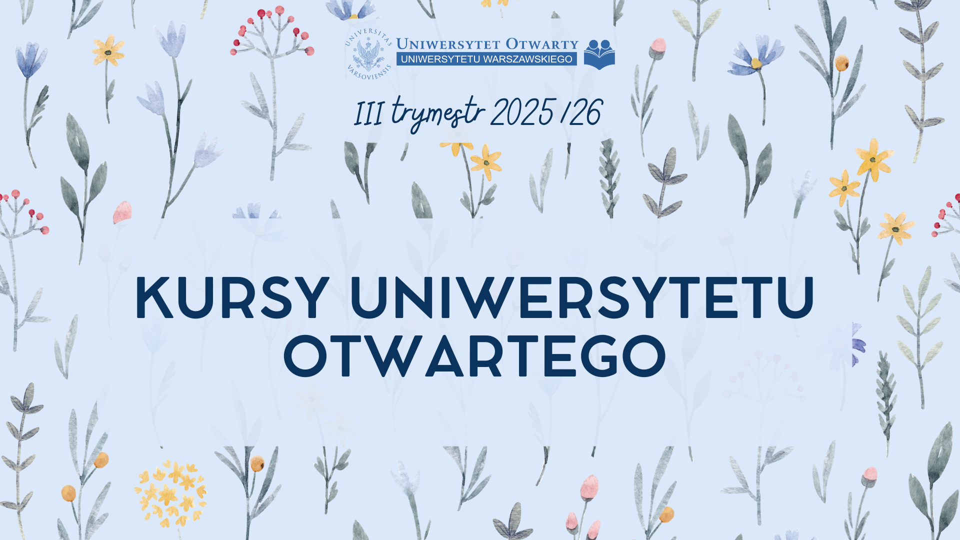 Kursy Uniwersytetu Otwartego UW