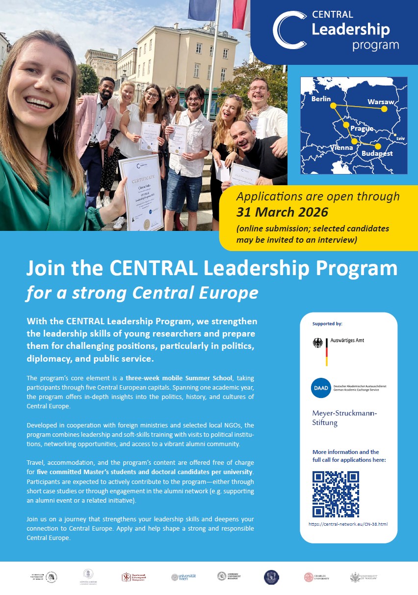 Program Leadership CENTRAL – nabór aplikacji