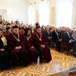 Odnowienie doktoratu prof. Marii Koczerskiej. Fot. Mirosław Kaźmierczak/UW