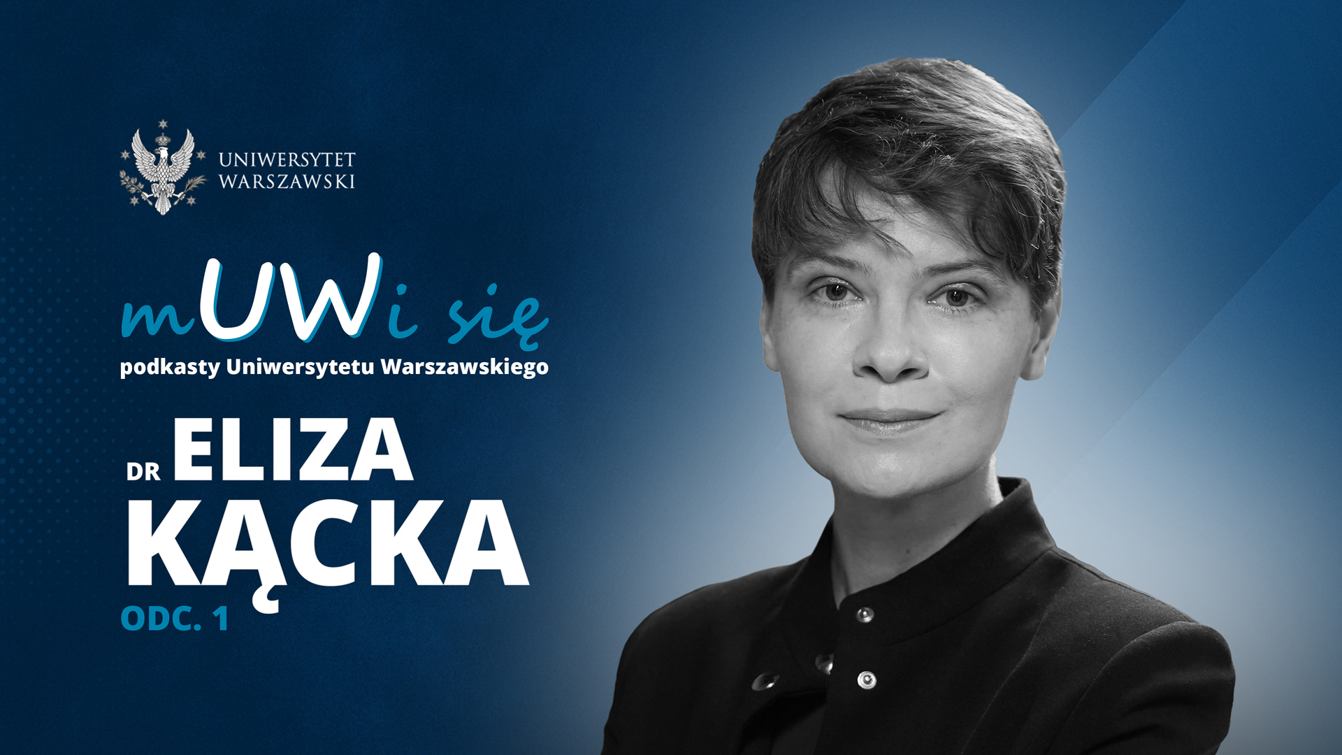 Dr Eliza Kącka w podkaście „mUWi się”