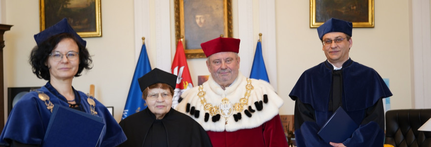 Odnowienie doktoratu prof. Marii Koczerskiej. Fot. Mirosław Kaźmierczak/UW