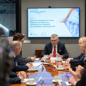 Debata o AI w „Rzeczpospolitej”. Fot. Mirosław Kaźmierczak/UW
