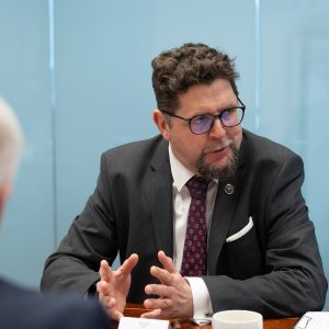 Debata o AI w „Rzeczpospolitej”. Fot. Mirosław Kaźmierczak/UW