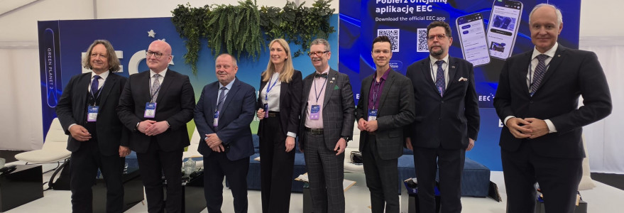 Rektor UW podczas Europejskiego Kongresu Gospodarczego w Katowicach. Źródło: UW
