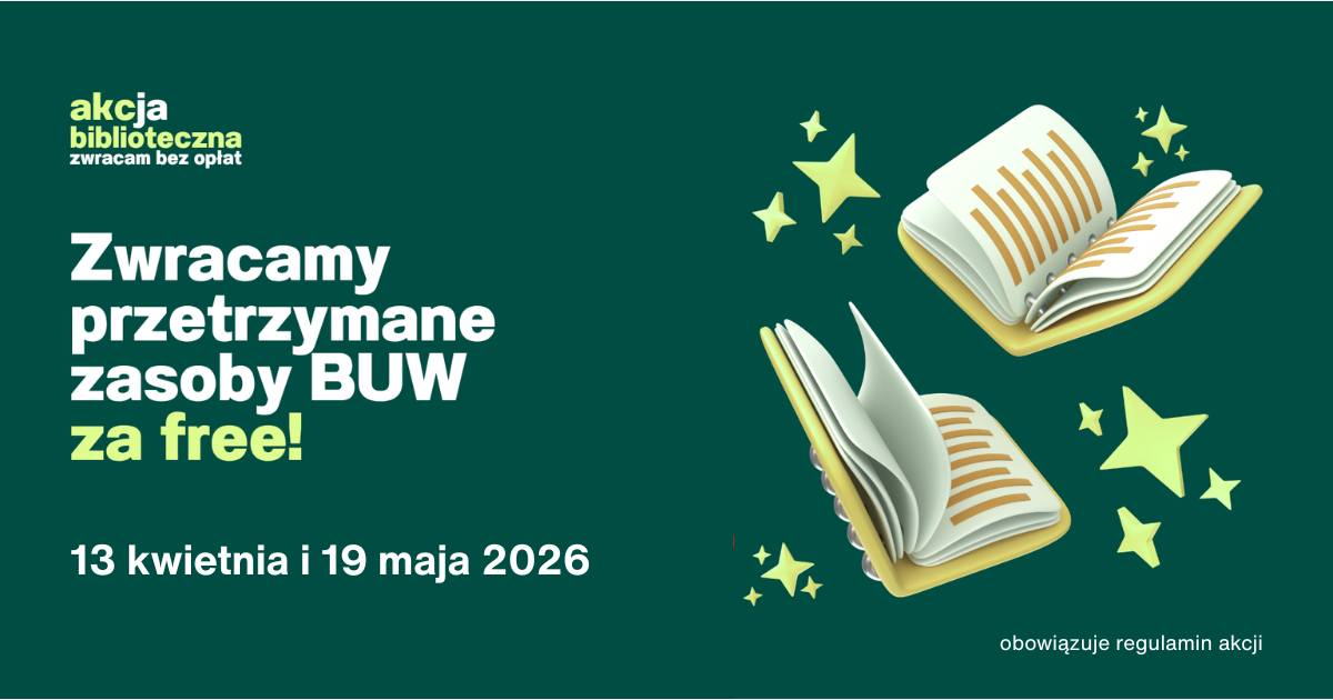 Akcja biblioteczna „Zwracam bez opłat”