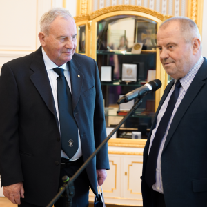 Odnowienie doktoratu prof. Jacka Lipkowskiego. Fot. Mirosław Kaźmierczak/UW