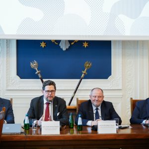 Konsultacje ws. strategii umiędzynarodowienia na UW. Fot. Mirosław Kaźmierczak/UW