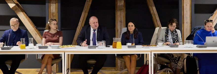 Spotkanie z kierownikami jednostek dydaktycznych. Fot. Krystian Szczęsny/UW