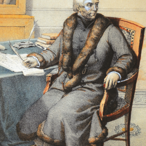 Stanisław Staszic, kolorowa rycina, I poł. XIX wieku, Muzeum Narodowe w Warszawie