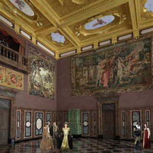 Sala Wielka Pałacu Kazimierzowskiego, rekonstrukcja arch. Tomasz Kuls