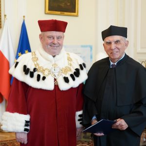 Uroczystość nadania tytułu doktora honoris causa UW prof. Adamowi D. Rotfeldowi. Fot. Mirosław Kaźmierczak/UW