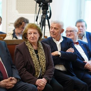 Uroczystość nadania tytułu doktora honoris causa UW prof. Adamowi D. Rotfeldowi. Fot. Mirosław Kaźmierczak/UW