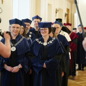 Uroczystość nadania tytułu doktora honoris causa UW prof. Adamowi D. Rotfeldowi. Fot. Mirosław Kaźmierczak/UW