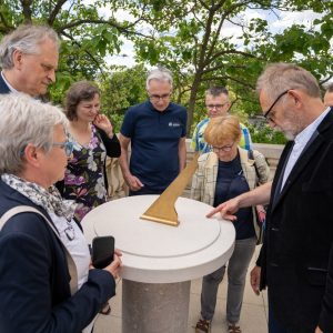 Zegar słoneczny na UW. Fot. M. Tafejko. Źródło: Obserwatorium Astronomiczne UW