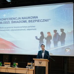 Konferencja „Młodzi, Świadomi, Bezpieczni!”. Fot. WNPiSM/UW