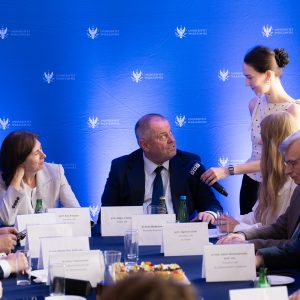 Śniadanie prasowe na UW. Fot. Mirosław Kaźmierczak/UW