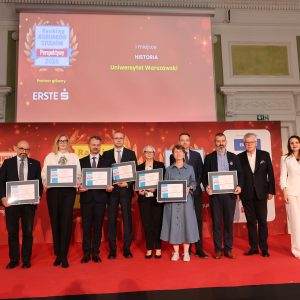 Gala Rankingu Szkół Wyższych Perspektywy 2026. Źródło: UW