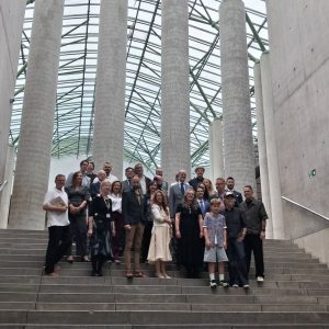 Wernisaż Międzynarodowej Wystawy Kolażu w BUW. Źródło: Oddział Promocji, Wystaw i Współpracy BUW
