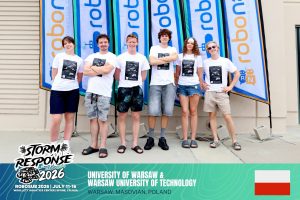 Reprezentanci UW i PW podczas zawodów RoboSub 2026. Źródło: www.instagram.com/kn_spa_i_blsps