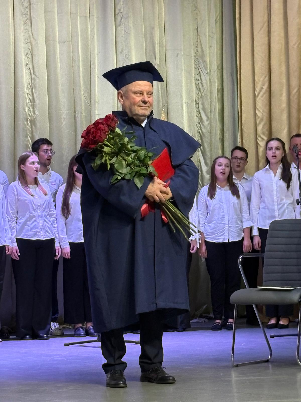 University of Warsaw Rector Awarded an Honorary Doctorate