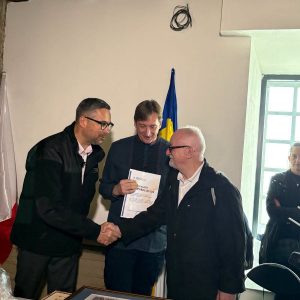 Uroczyste zakończenie III etapu odbudowy przedwojennego Obserwatorium Astronomiczno-Meteorologicznego – wspólnego projektu Uniwersytetu Warszawskiego i Karpackiego Narodowego Uniwersytetu im. Wasyla Stefanyka. Fot. SEW UW