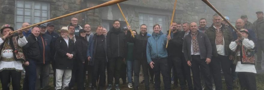 Uroczyste zakończenie III etapu odbudowy przedwojennego Obserwatorium Astronomiczno-Meteorologicznego – wspólnego projektu Uniwersytetu Warszawskiego i Karpackiego Narodowego Uniwersytetu im. Wasyla Stefanyka. Fot. SEW UW