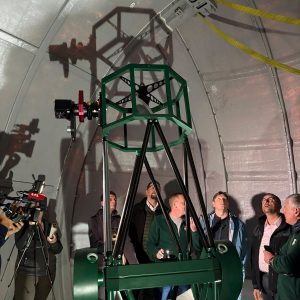 Uroczyste zakończenie III etapu odbudowy przedwojennego Obserwatorium Astronomiczno-Meteorologicznego – wspólnego projektu Uniwersytetu Warszawskiego i Karpackiego Narodowego Uniwersytetu im. Wasyla Stefanyka. Fot. SEW UW