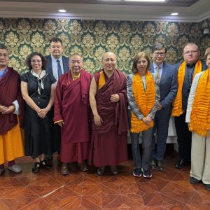 Wizyta delegacji z Uniwersytetu Warszawskiego w Mongolii. Źródło: UW