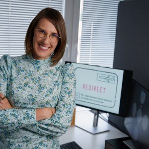 Dr Agnieszka Radziwinowiczówna laureatka ERC Starting Grant z UW. Fot. M. Kaźmierczak/UW