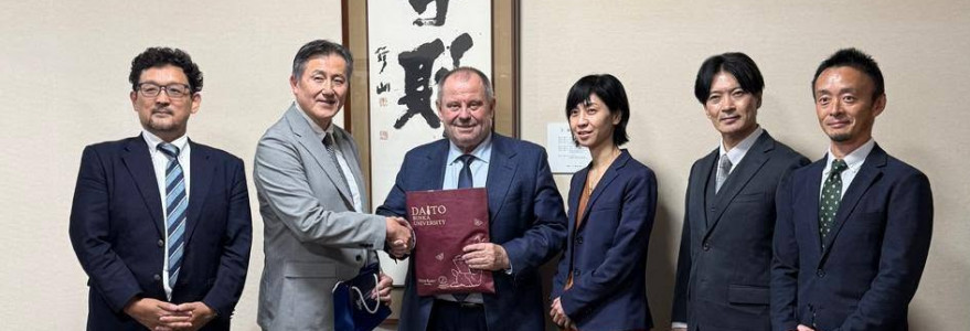 Wizyta rektora UW w Japonii. Źródło: UW