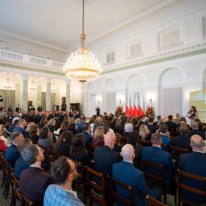 Nagroda „Lider Dostępności“ dla budynku Wydziału Psychologii UW. Fot. M. Kaźmierczak/UW