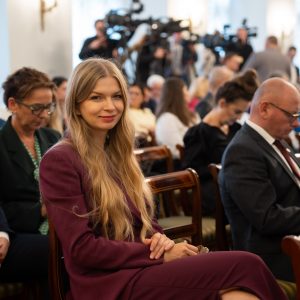 Nagroda „Lider Dostępności“ dla budynku Wydziału Psychologii UW. Fot. M. Kaźmierczak/UW