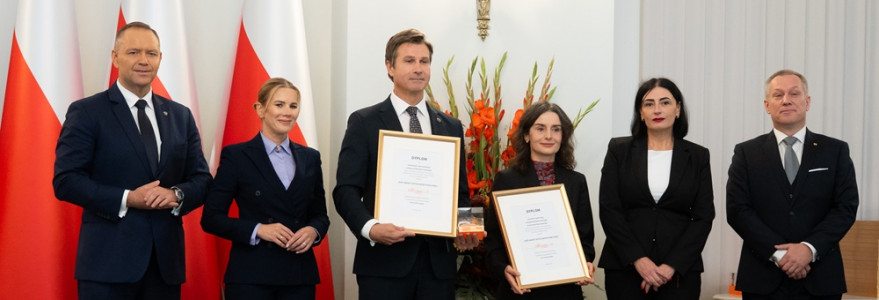 Nagroda „Lider Dostępności“ dla budynku Wydziału Psychologii UW. Fot. M. Kaźmierczak/UW