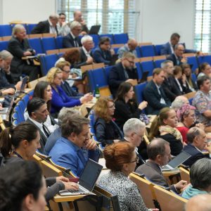 Konferencja o współpracy akademickiej w Trójkącie Weimarskim. Fot. Mirosław Kaźmierczak/UW