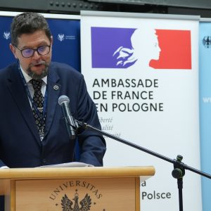 Konferencja o współpracy akademickiej w Trójkącie Weimarskim. Fot. Mirosław Kaźmierczak/UW